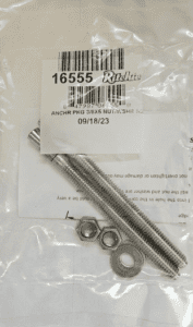 Anchor bolts package