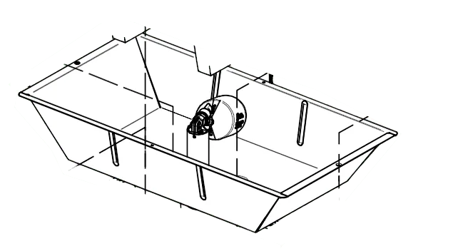 Omni 5 Stainless steel replacement trough #16631