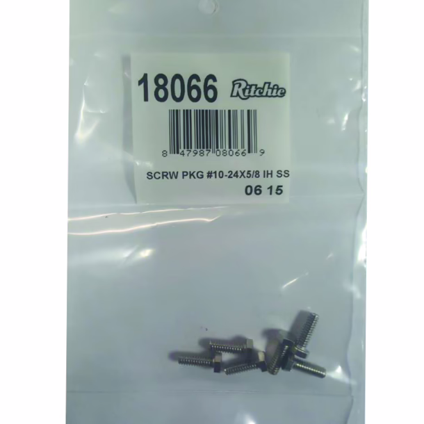 Screw Package #10 - 24x5/8 SS - 6 per package #18066