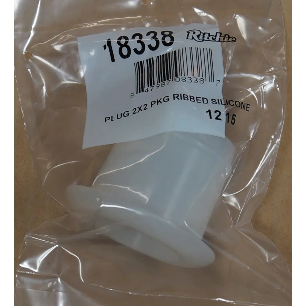 Drain Plug 2x2 Silicone Ribbed #18338